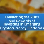 Evaluating the Risks and Rewards of Investing in Emerging Cryptocurrency Platforms