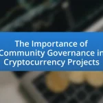 The Importance of Community Governance in Cryptocurrency Projects
