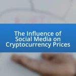The Influence of Social Media on Cryptocurrency Prices