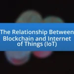 The Relationship Between Blockchain and Internet of Things (IoT)