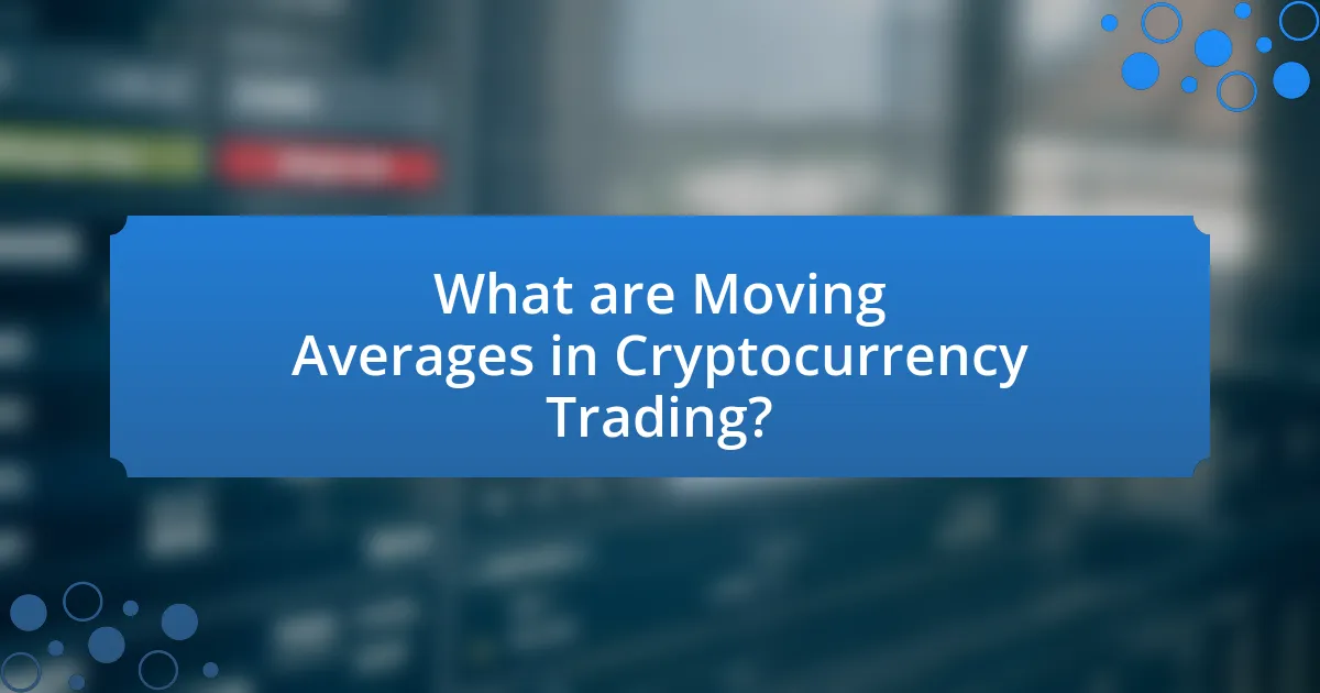What are Moving Averages in Cryptocurrency Trading?